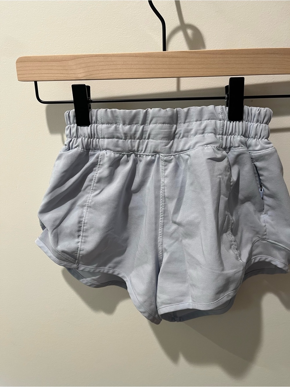 Amazon Light Blue/Gray Kids Athletic Pull-On Shorts